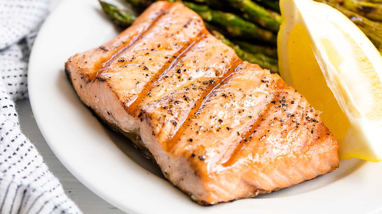 Home grilled salmon 2 1small