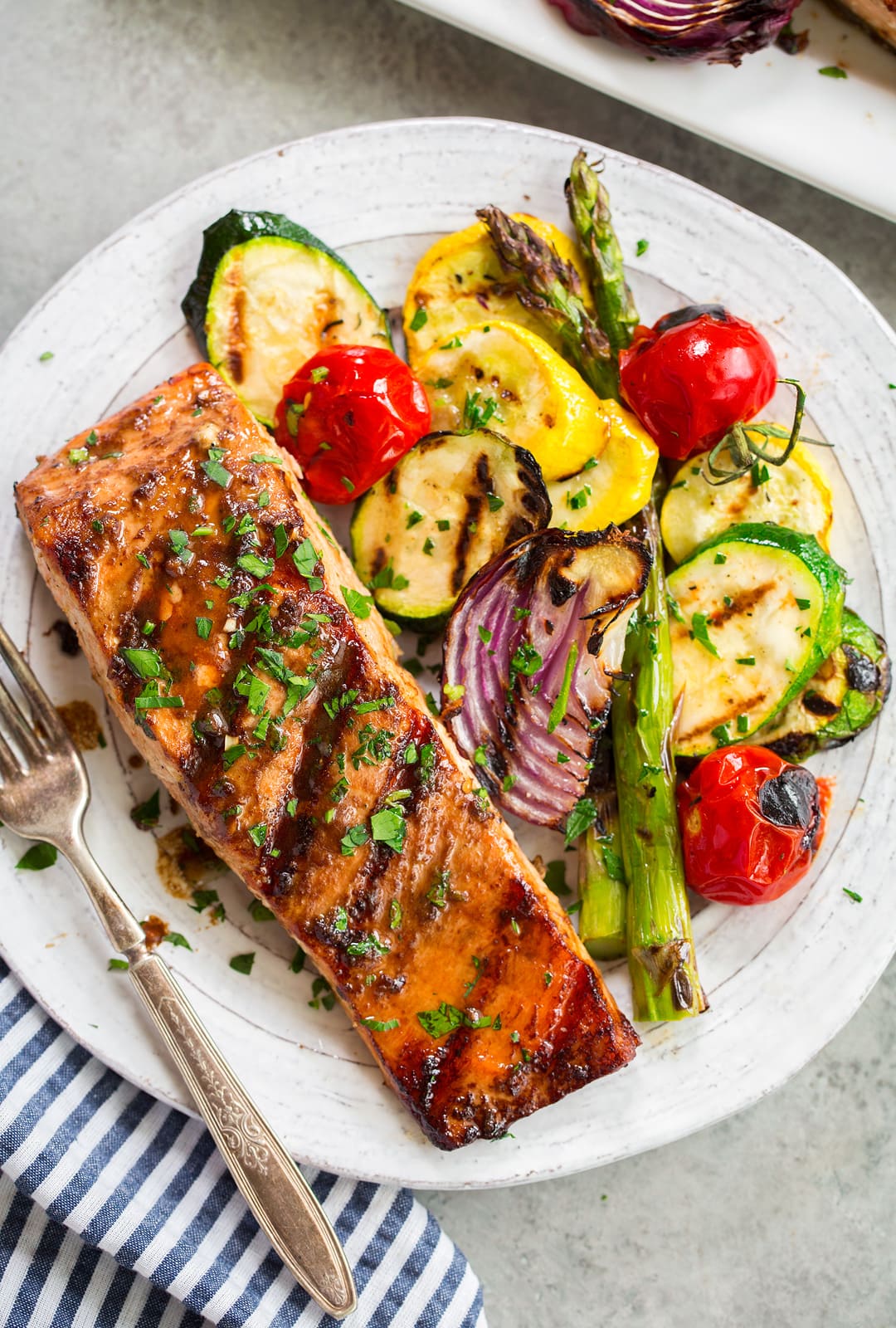 Home grilled salmon 3